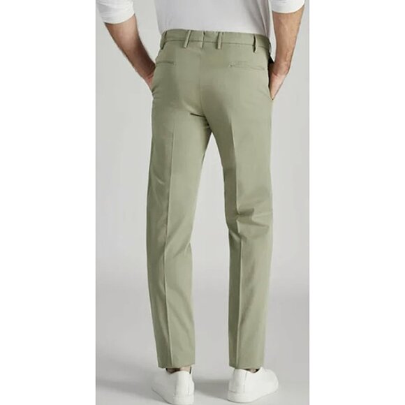 NEW $395 Incotex Royal Batavia High Comfort Trousers! 33 x 32 e 50 Green Stretch - Picture 3 of 7